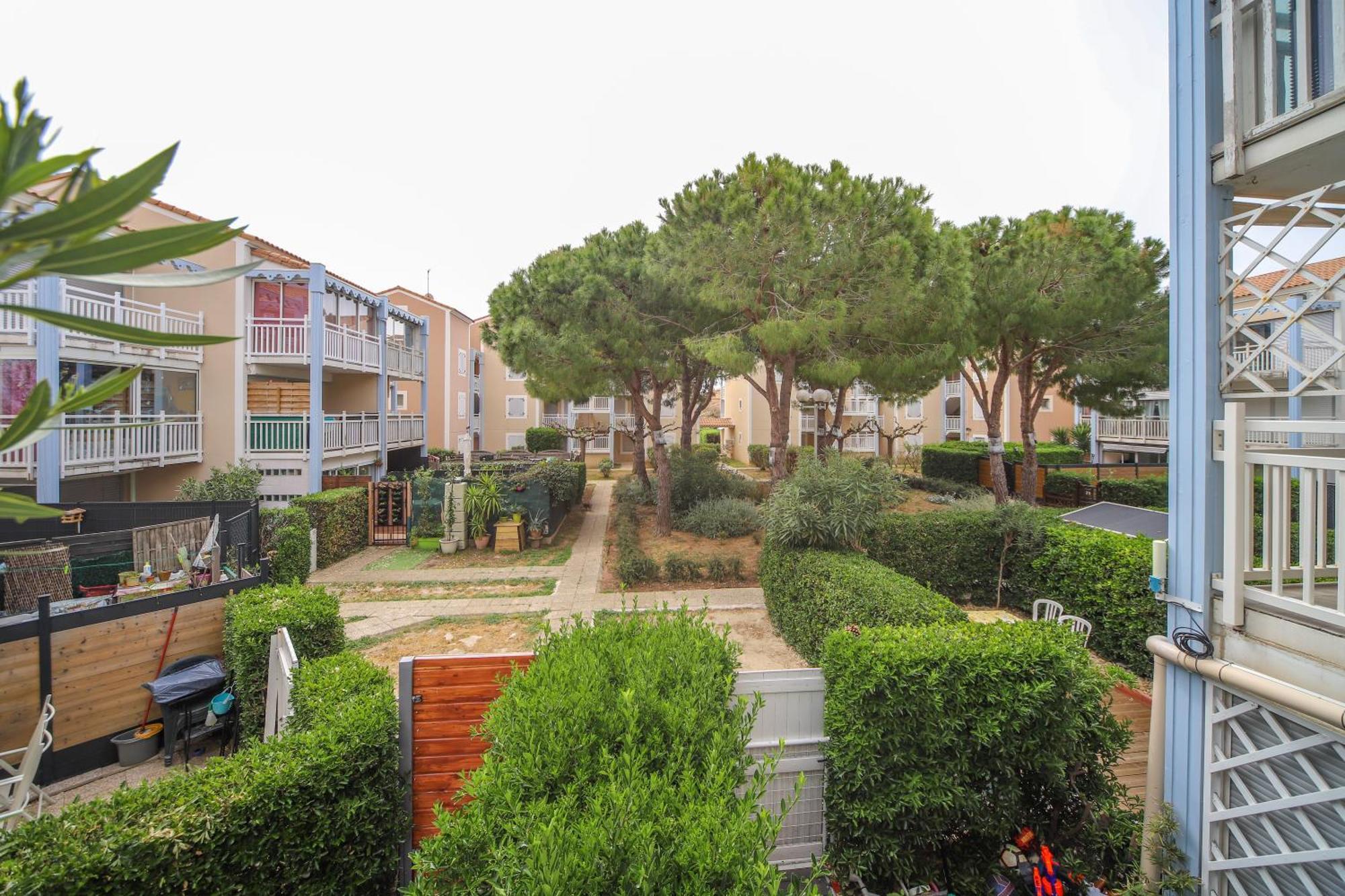 T2 Tamaris Piscine Proche Mer Palavas Parking 外观 照片
